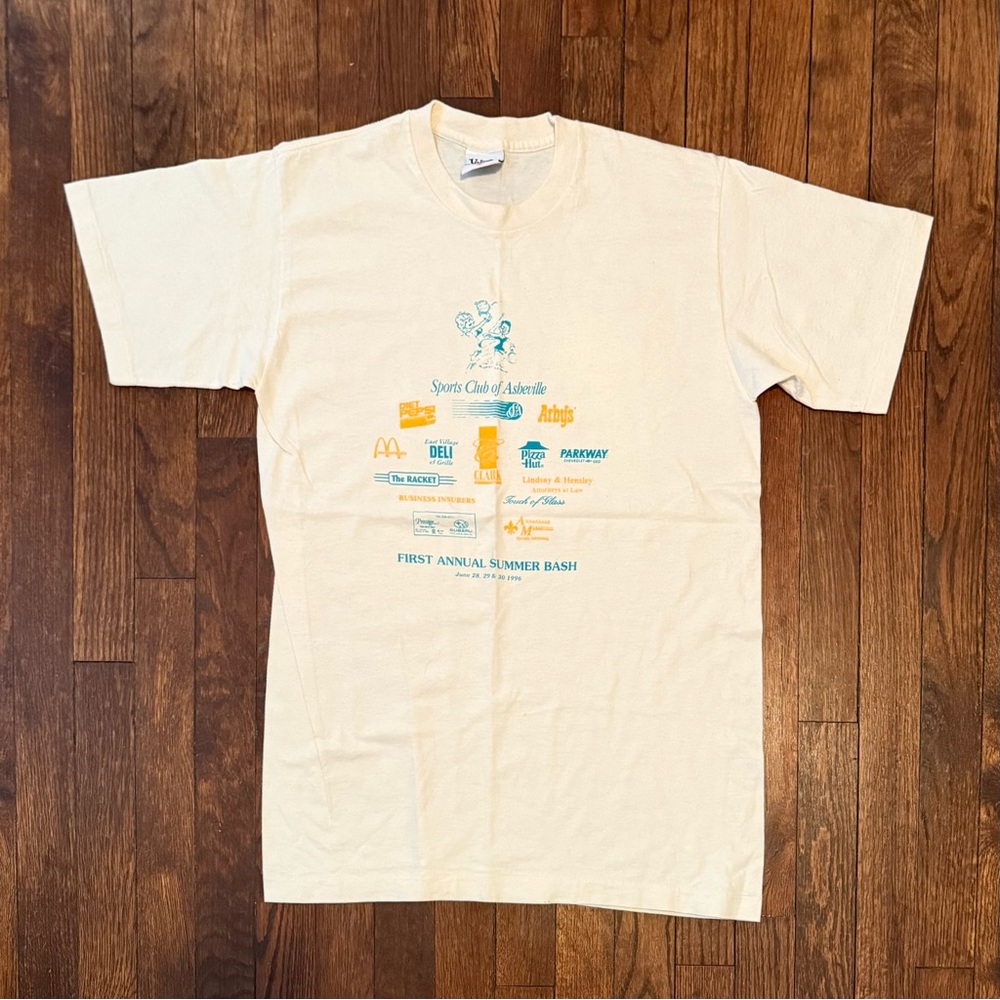 VTG 1996 First Annual Summer Bash Sports Club of Asheville Graphic Tee